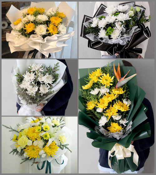 浙江省衢州龙游县东华街道小高山村白事花束代送